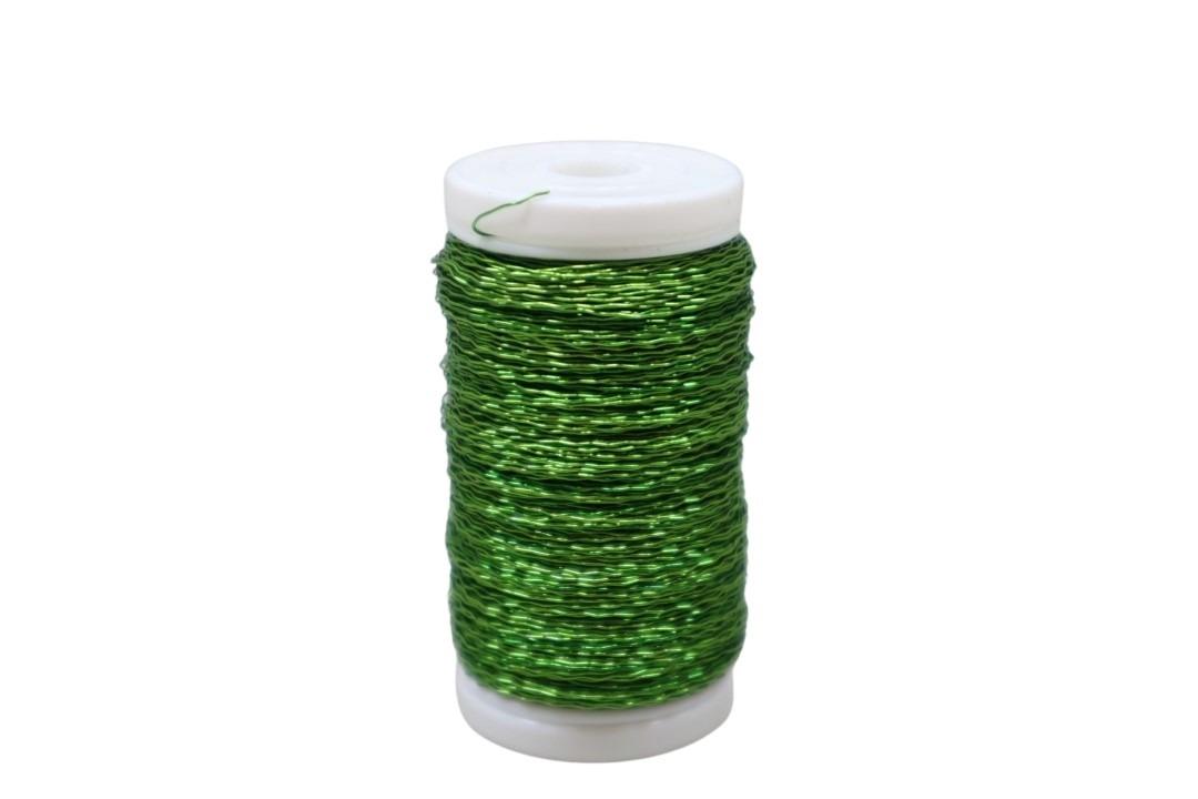 Bouillondrahteffekt 75gr. Snapspule apfelgrün NETTO