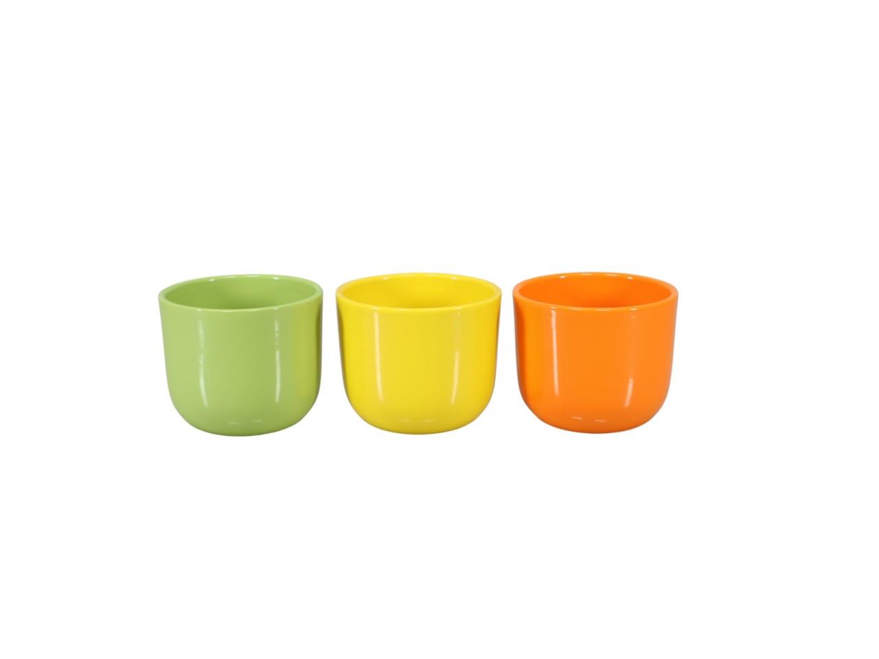 Keramikübertopf Serie 801 frühlingsmix D10cm NETTO