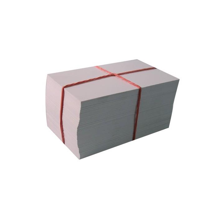 Ersatzschilder weiß 80x48 mm 100 Stück NETTO