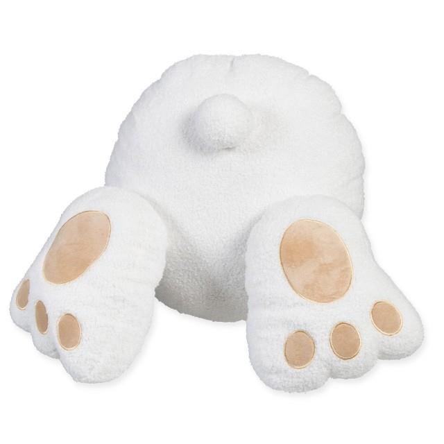 Dekokissen Hase D ca. 50 cm white/beige