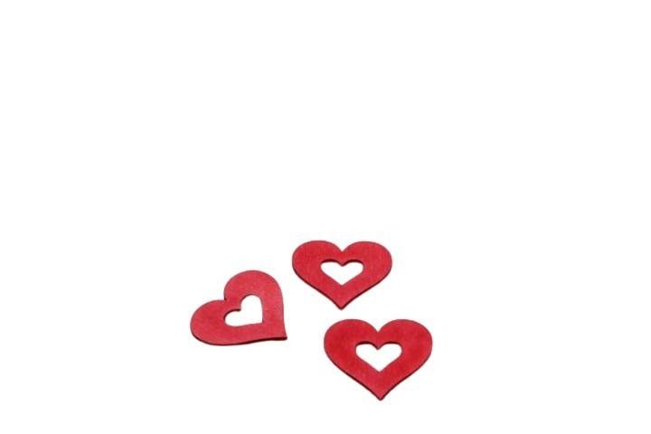 Streuer Herz rot Holz 4cm