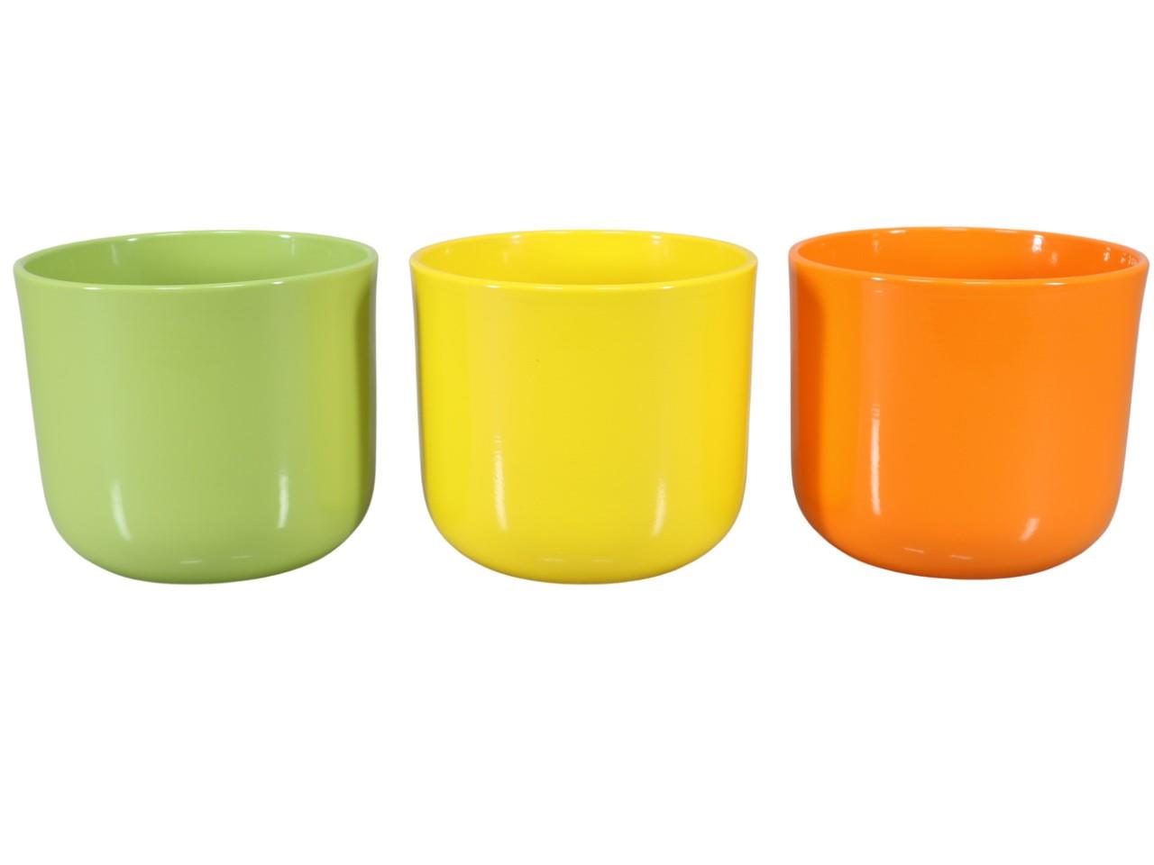 Keramikübertopf Serie 801 frühlings-mix D16cm