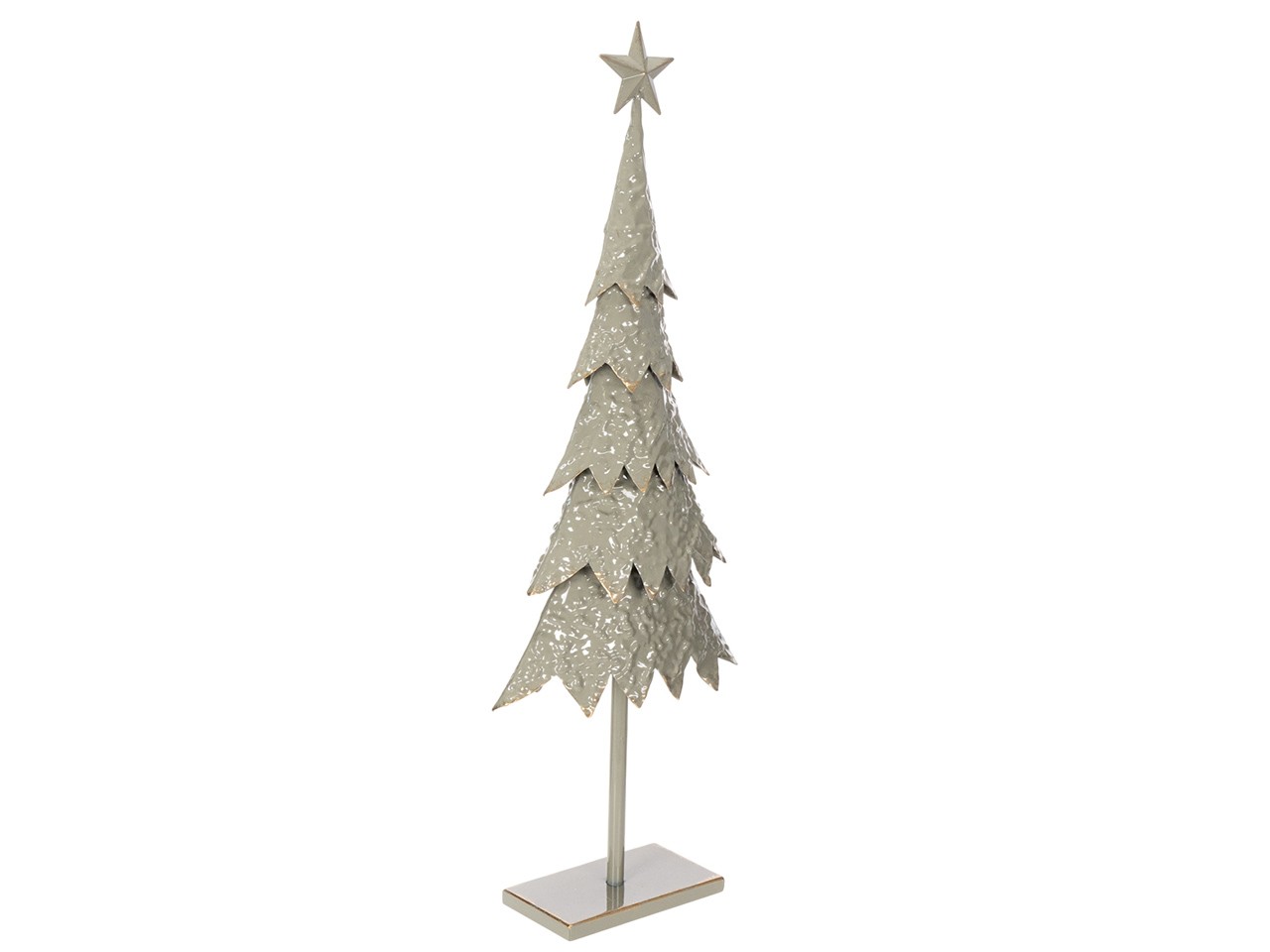 Tannenbaum stehend Metall salbeigrün H74,5cm