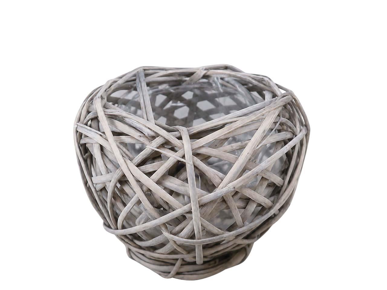 Pflanzkugel Weide grau D20 cm (Pflanzöffnung D12,5cm)