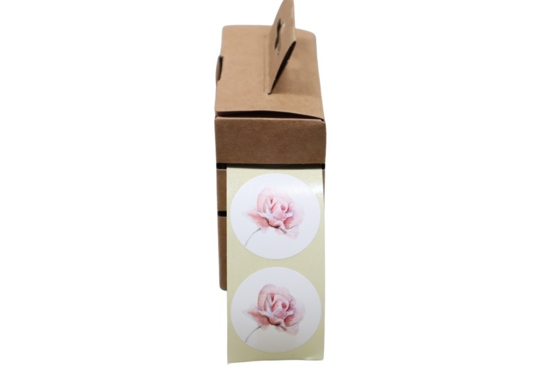 Etikett Neutral Rose D 3,5 cm 500 Stück