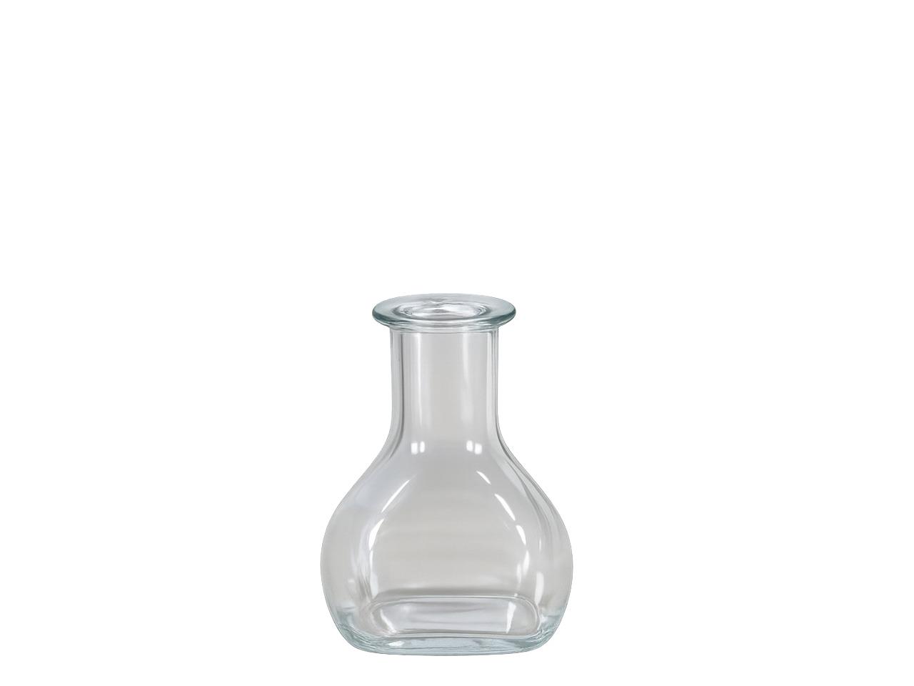Flasche Glas klar H11cm