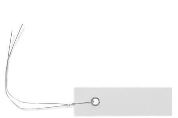 Hängeetiketten 18x60 mm  250 Stück NETTO