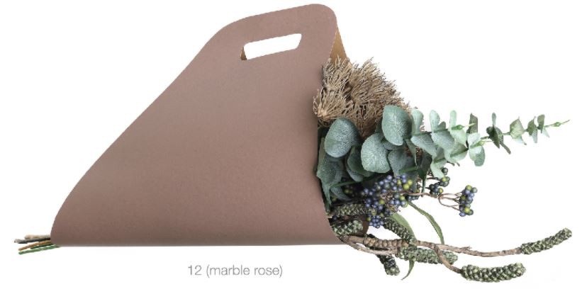 Flower Wrap 70 cm x 50 cm rose (ohne Deko)NETTO