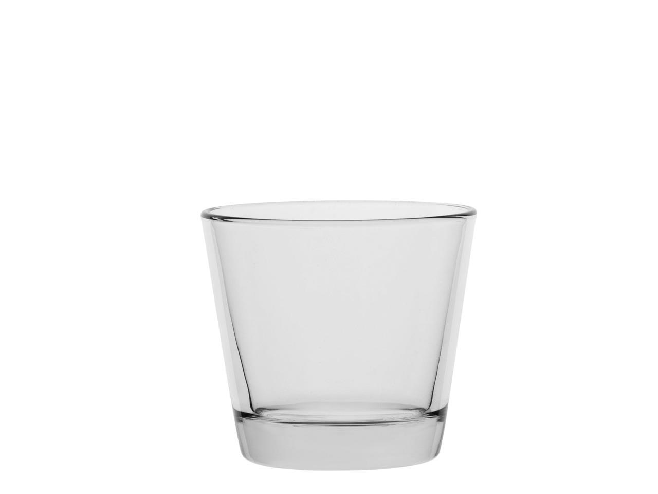 Glas konisch H 11cm D 9,6cm NETTO