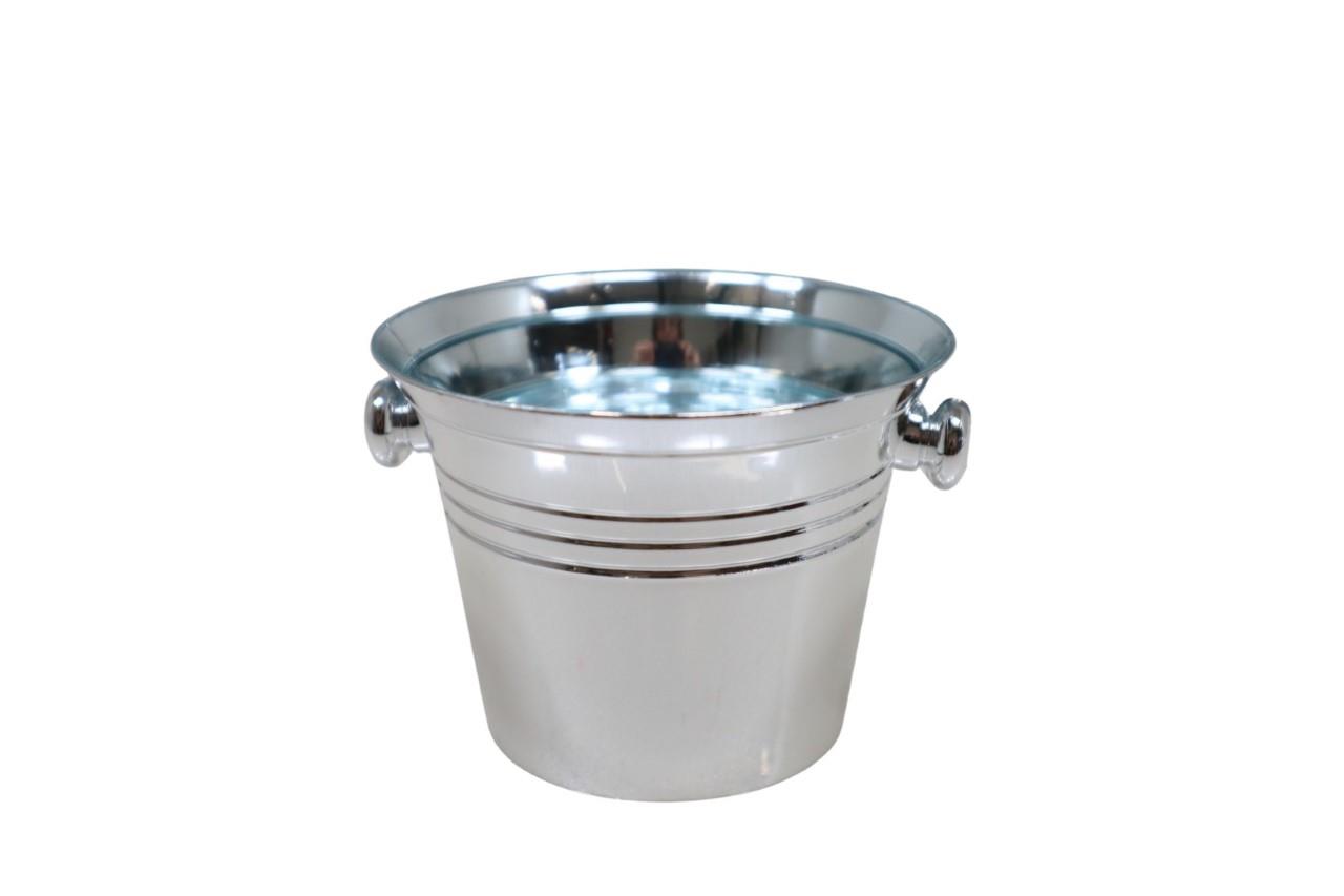 Sektkühler 6/7 cm silber eloxiert Sektkühler 6/7 cm silber eloxiert