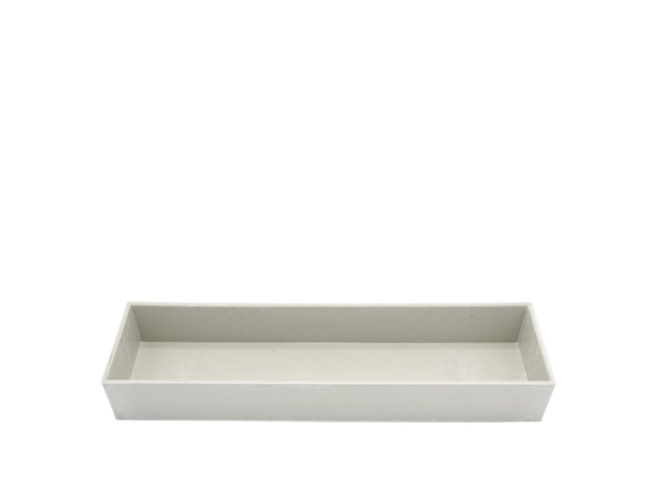 Tablett rechteck KARA Kunststoff hellgrau L20x10,5xH5cm