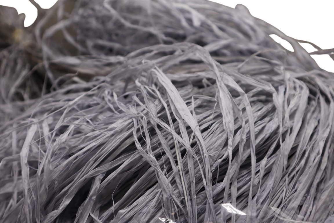 Bastzopf 400gr. silbergrau 53