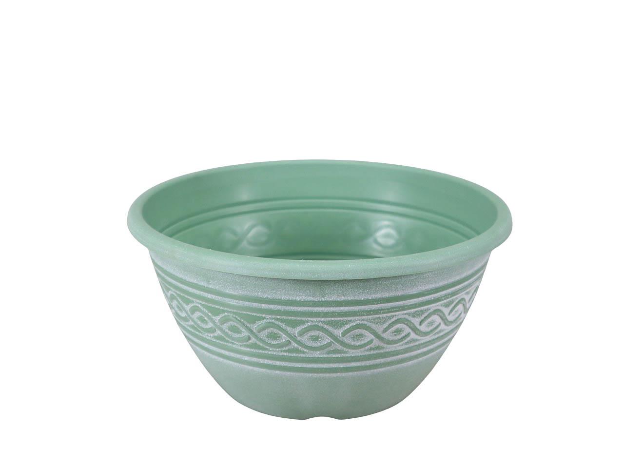 Plastikschale Bella grün D25cm NETTO