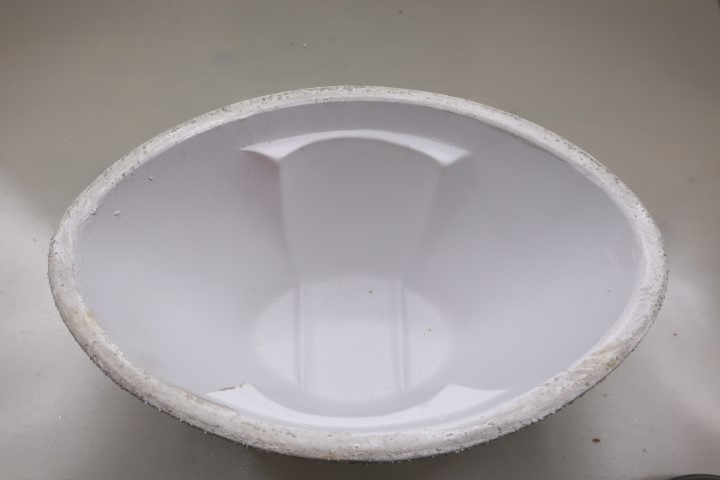 Jardiniere Keramik Azoren L23x15H14cm natur-grau
