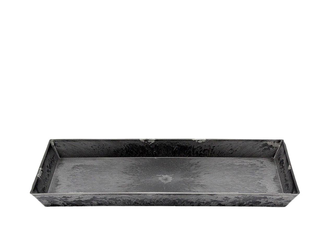 Tablett KARA natur-schwarz Plastik L44x13cm H2cm