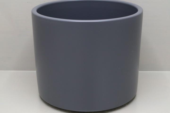Keramikübertopf 32cm zinn-matt Serie 411