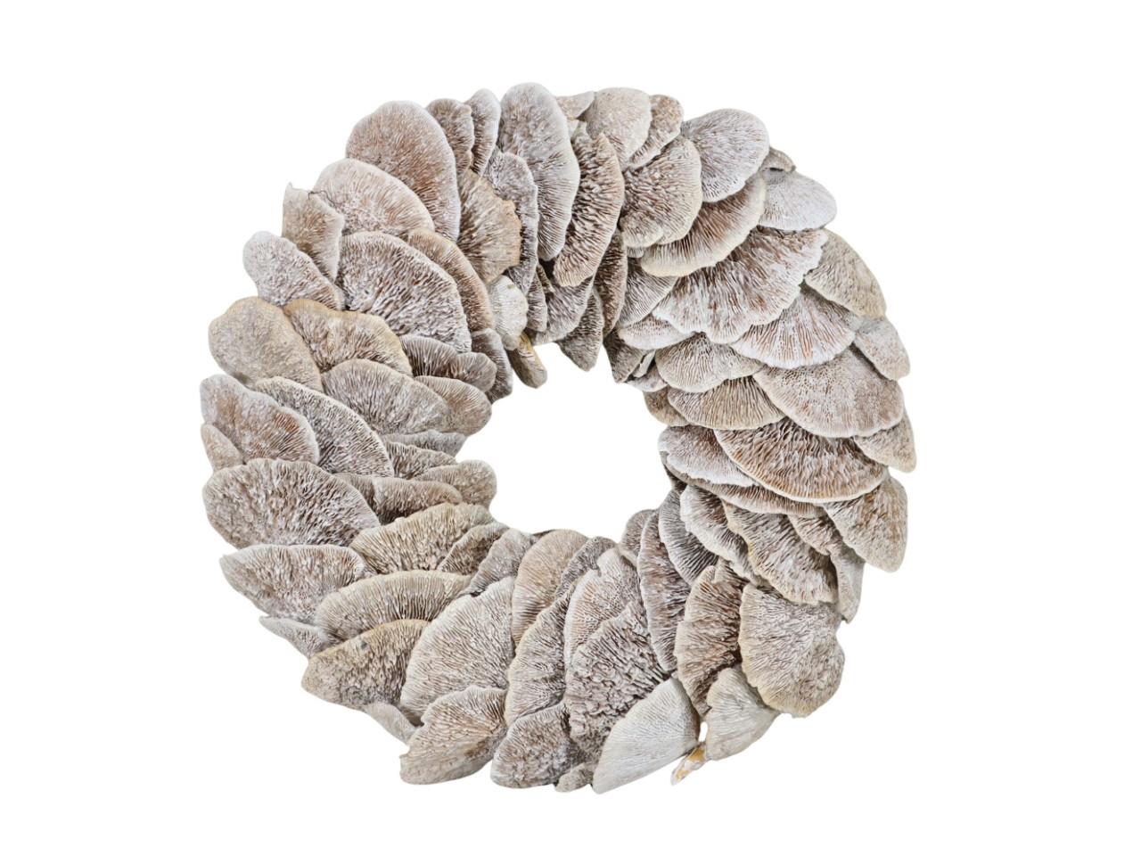Kranz Baumschwamm white-washed D37cm