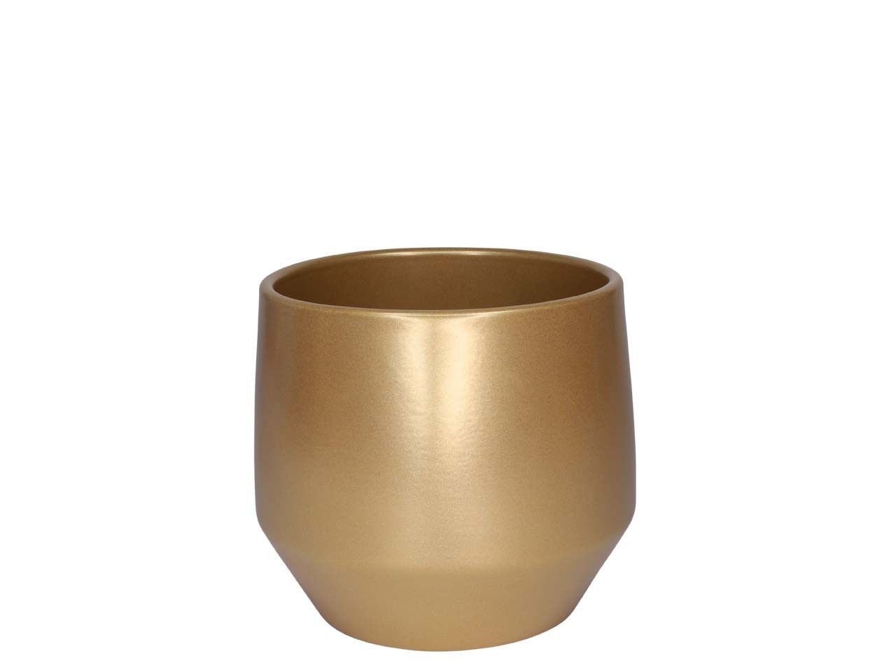 Übertopf Keramik perlgold D14cm