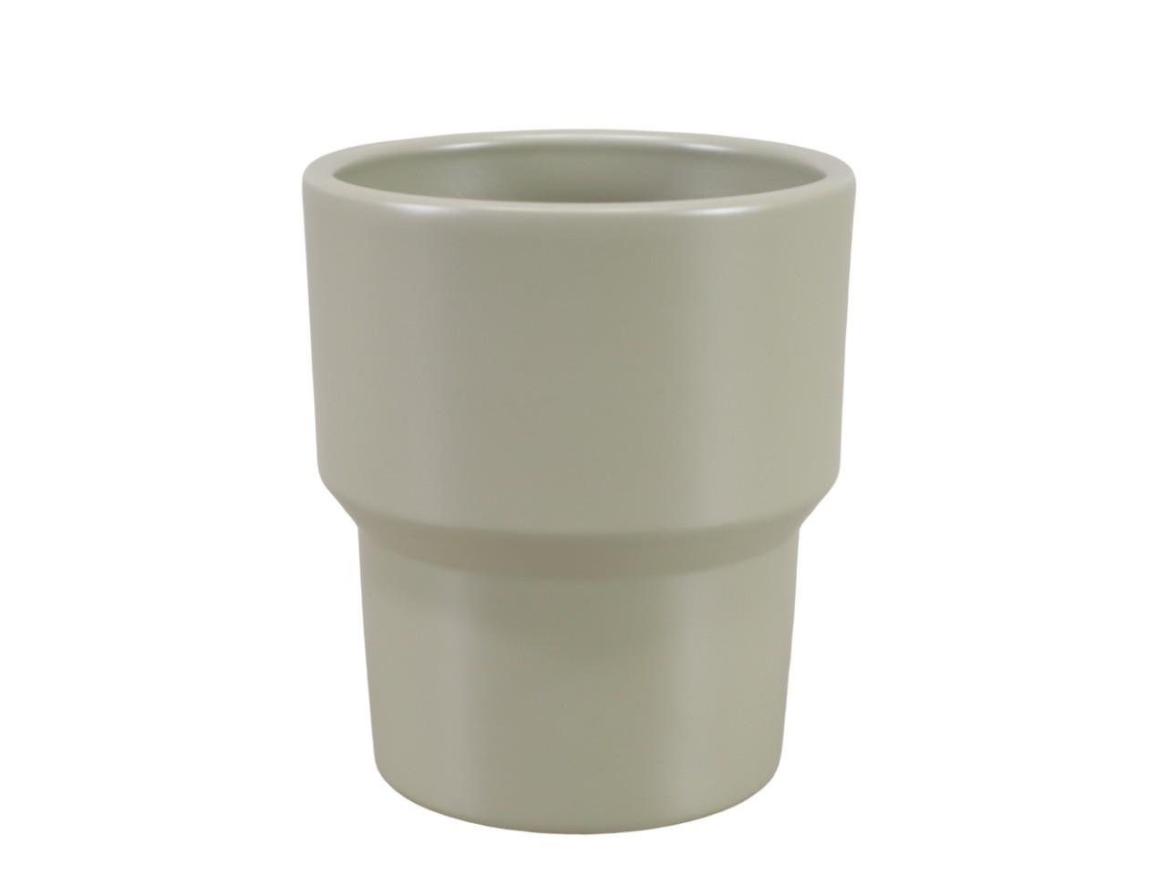Orchideentopf D13xH16,5cm Form 399 ligth khaki matt NETTO