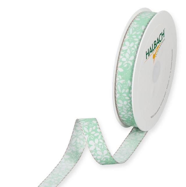 Druckband Streublümchen 15 mm 18 Meter aqua 11