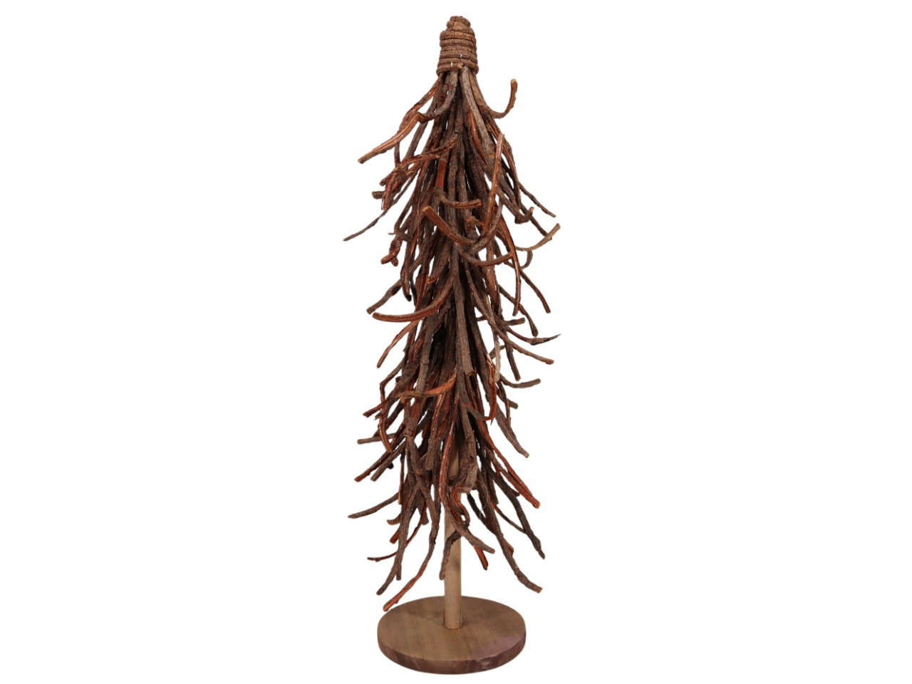 Tannenbaum Weide/Rinde Holz natur H68cm