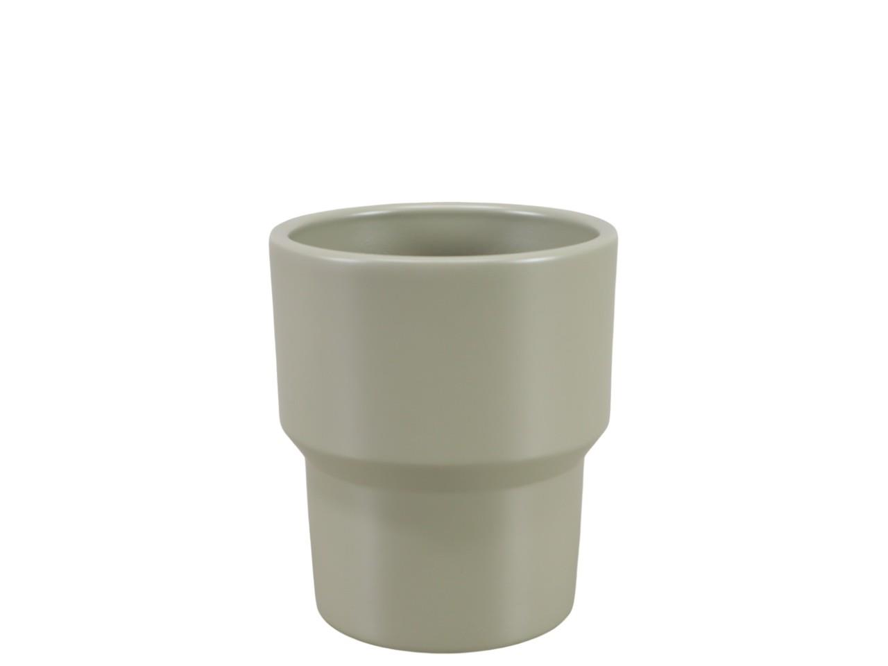 Orchideentopf D10xH12cm Form 399 ligth khaki matt