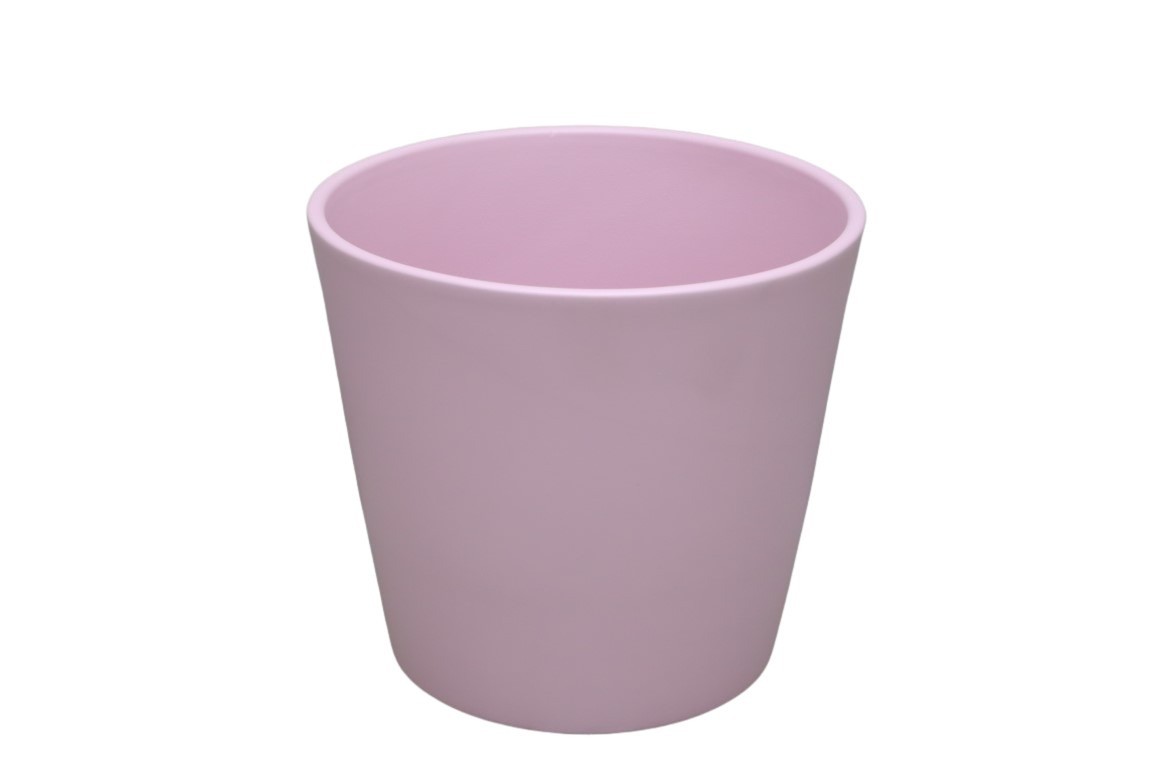 Keramikübertopf Serie 440  8cm rosa matt