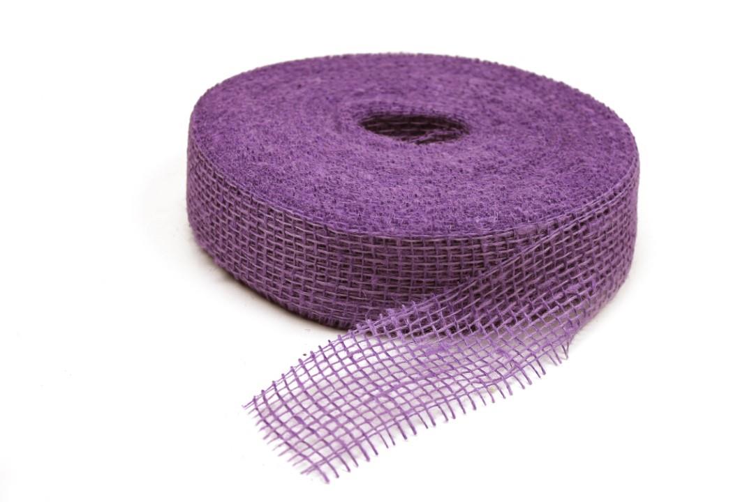 Sizoband Jute 5 cm lila 5300 Sizoband Jute 5 cm lila 5300