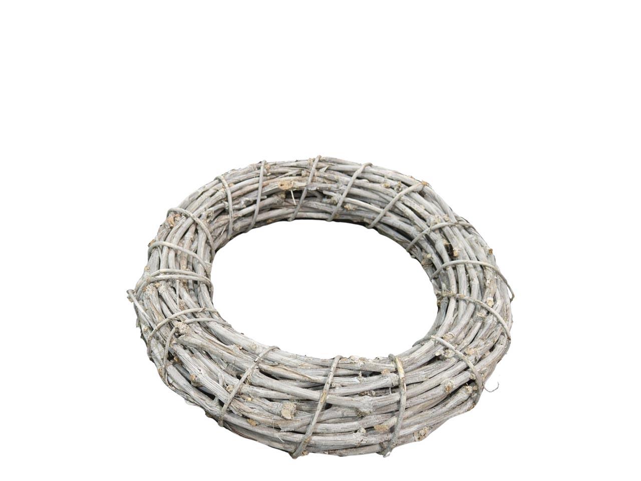 Kranz Liane rustikal white-washed D30cm
