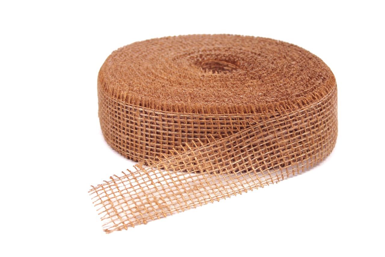 Sizoband Jute 5 cm zimt 2600 Sizoband Jute 5 cm zimt 2600
