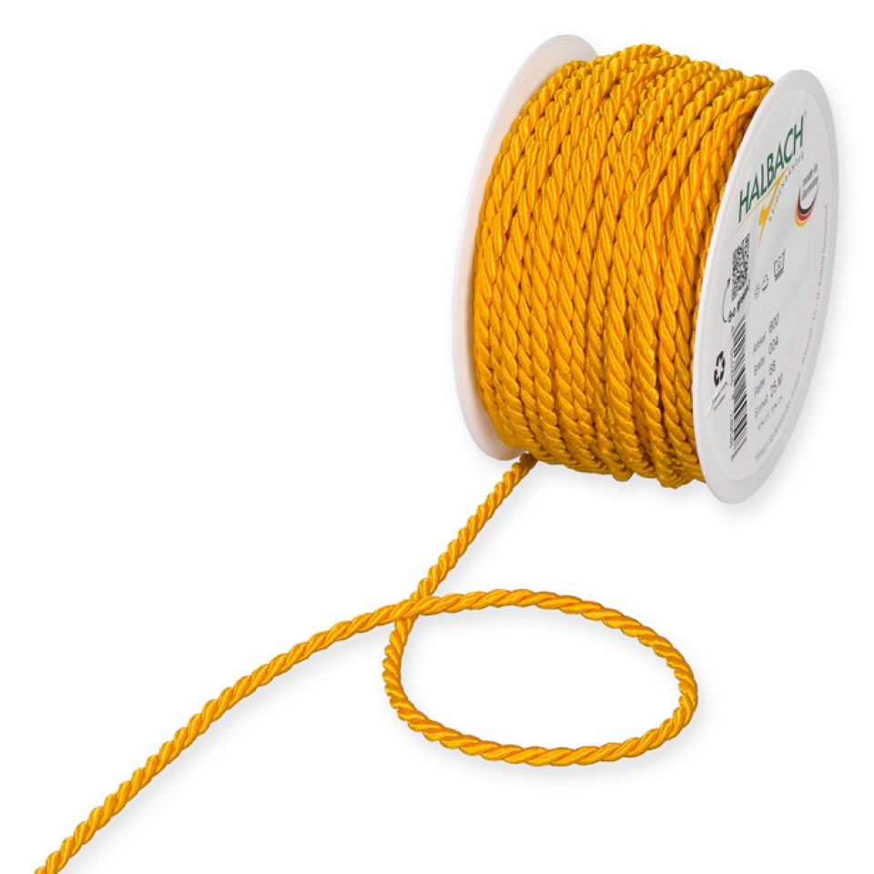 Kordel 4mm orange 68