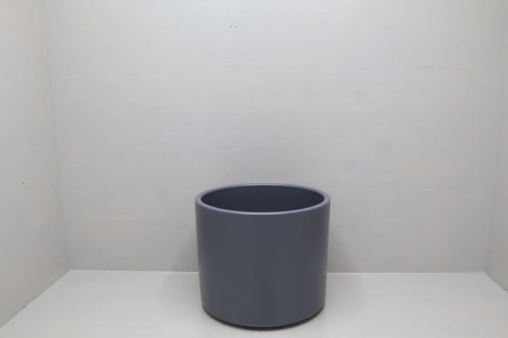 Keramikübertopf 13cm zinn-matt Serie 411