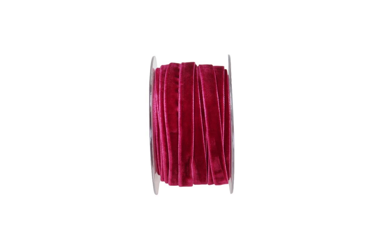 Band Velvet 10 mm 20 Meter beere 620