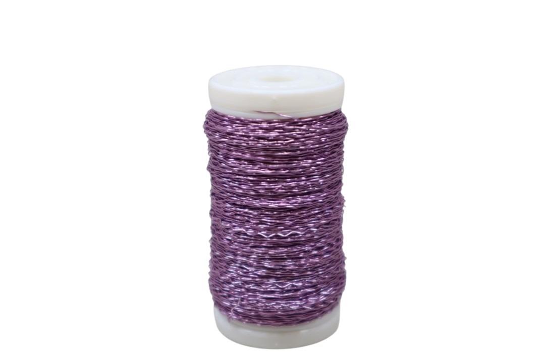 Bouillondrahteffekt 75gr. Snapspule lavendel NETTO