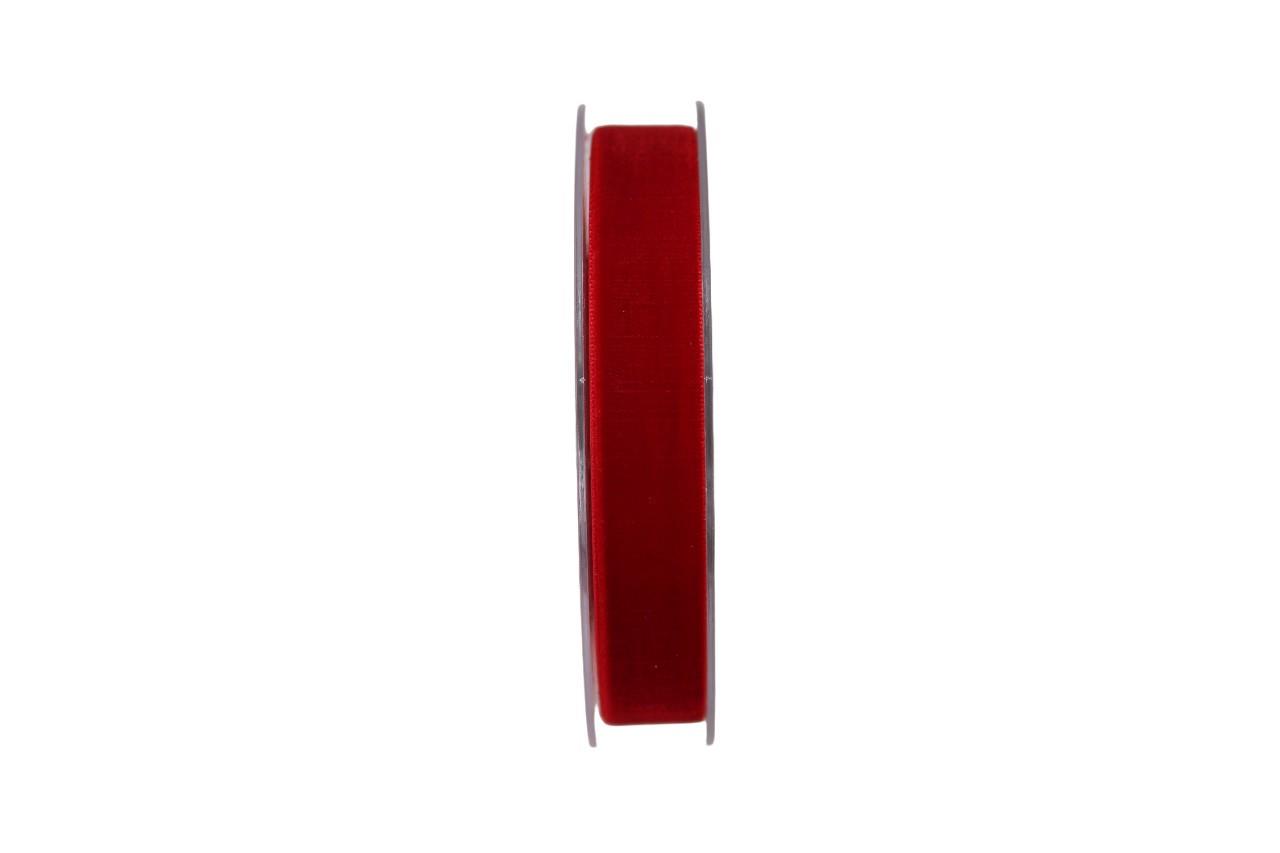 Band Velvet 20 mm 10 Meter rot 300