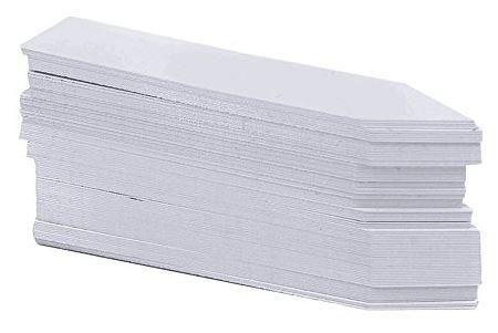 Steck-Etiketten 20x160 mm weiß 250 Stück
