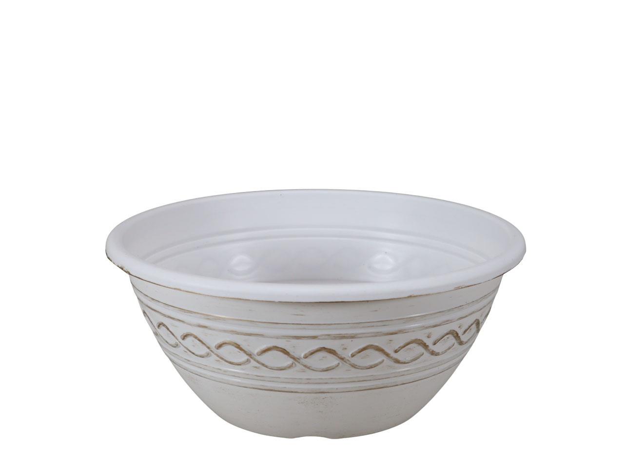 Plastikschale Bella weiß D30cm NETTO