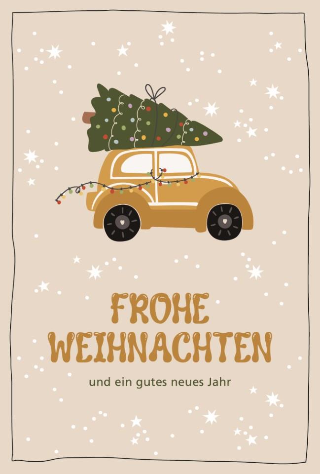Glückwunschkarten Weihnachten  11,5x17 cm