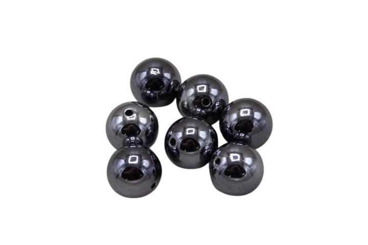 Perlen 300gr. 14mm anthra Perlen 300gr. 14mm anthra
