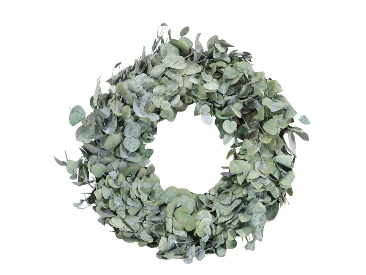 Kranz Eucalyptus Silverdollar präpariert D35 cm