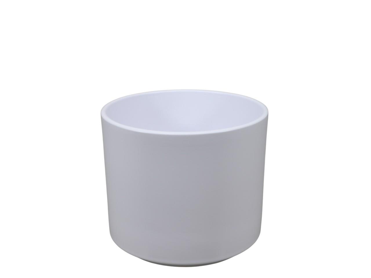 Keramikübertopf Cilindro weiß matt D20cm Keramikübertopf Cilindro weiß matt D20cm