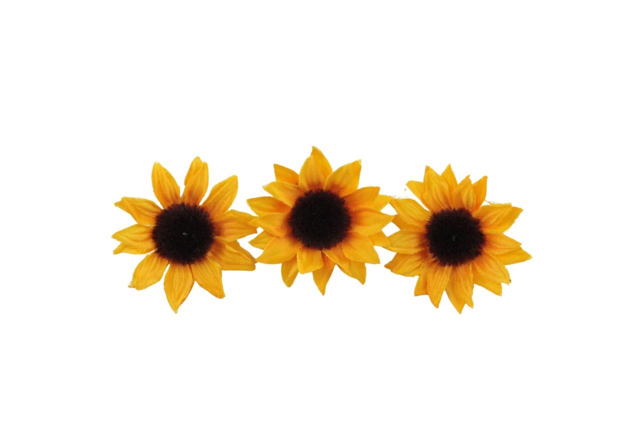 Streuer Sonnenblumen Köpfe goldgelb D 3,5 cm