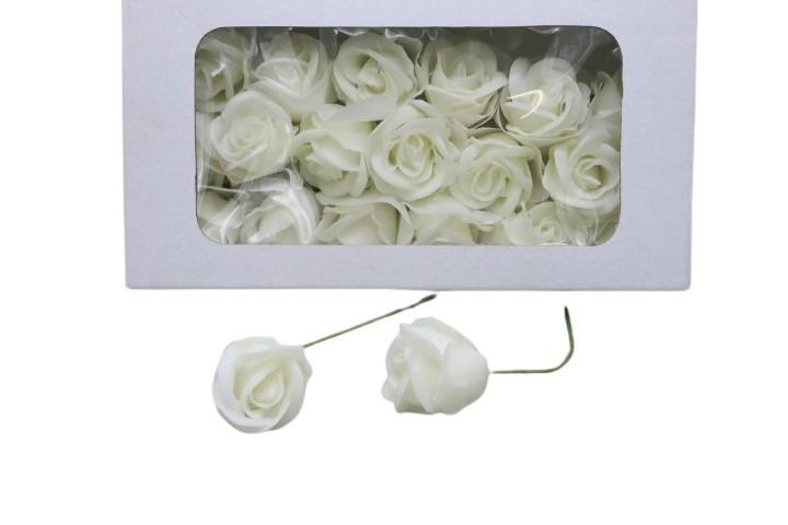 Wachsrose cream D5,5cm Wachsrose cream D5,5cm