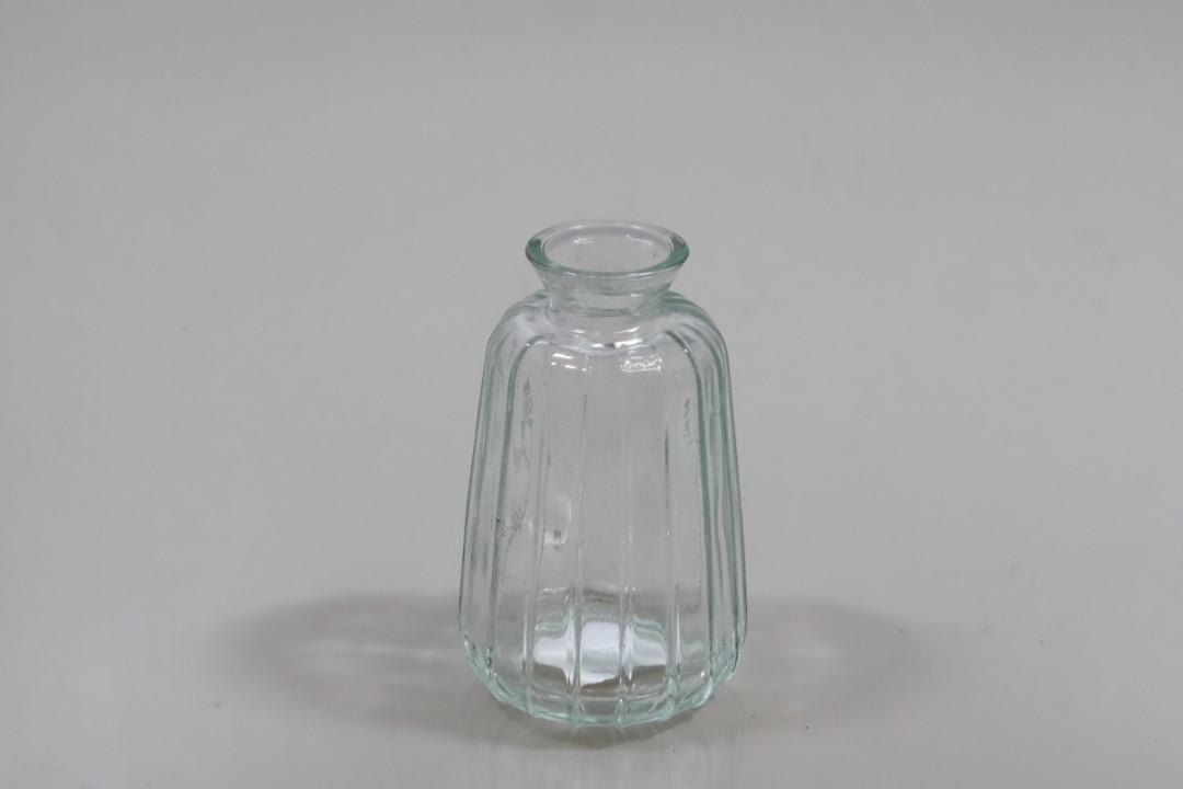 Flasche Glas klar D6,9 H11 cm
