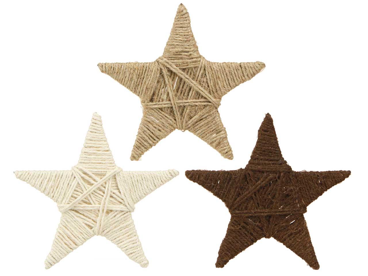 Stern Jute naturmix D25cm