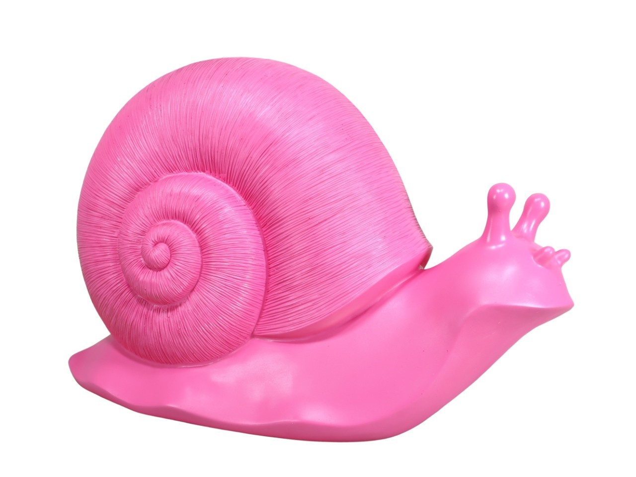 Schnecke pink Kunststoff 62x38cm