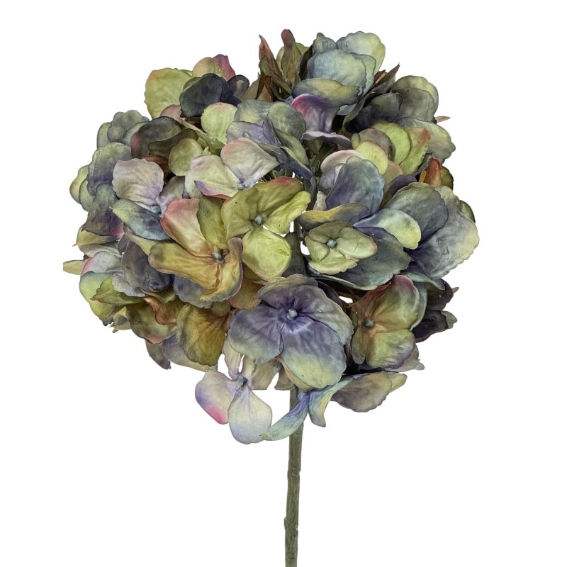 Hortensie Real Touch blau D20xH47cm