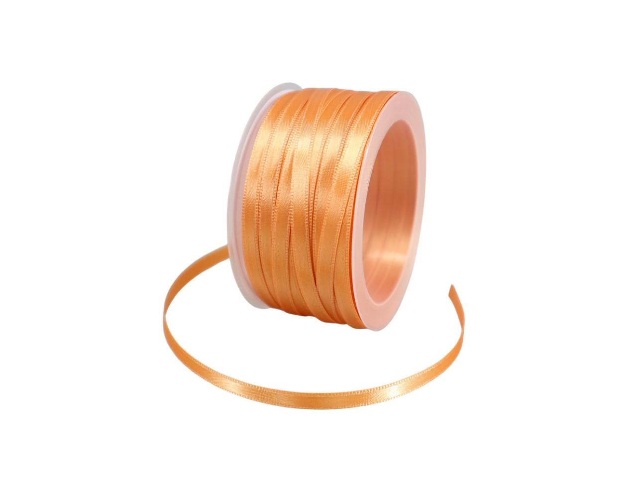 Satinband 6 mm 50 Meter orange 265 Satinband 6 mm 50 Meter orange 265