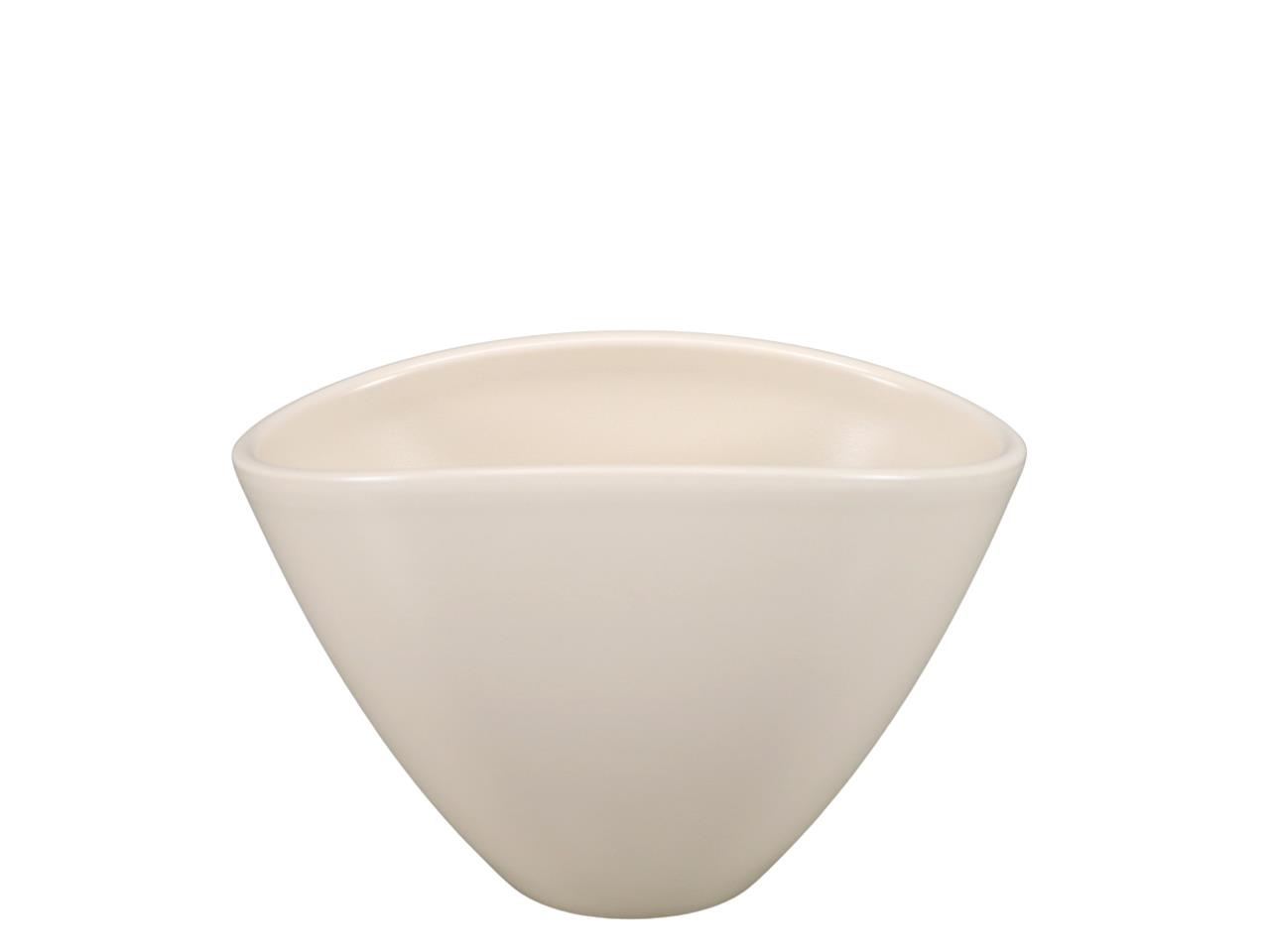 Schale oval Serie 405 Keramik creme matt 20cm