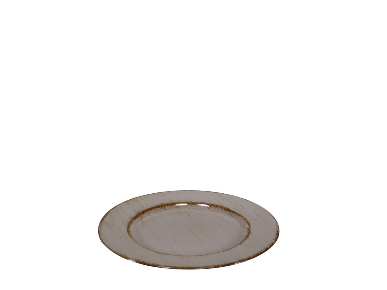 Teller KARA Kunststoff taupe D17cm